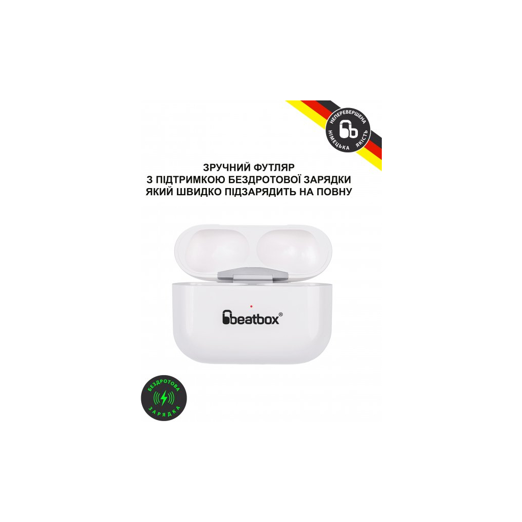 Навушники BeatBox PODS PRO 1 Wireless Charging White (bbppro1wcw) - зображення 5