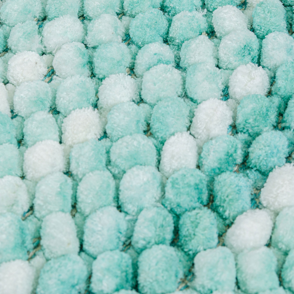 Килимок для ванної Home Line Shady біло-бірюзовий 60х90 см (166436) - изображение 2