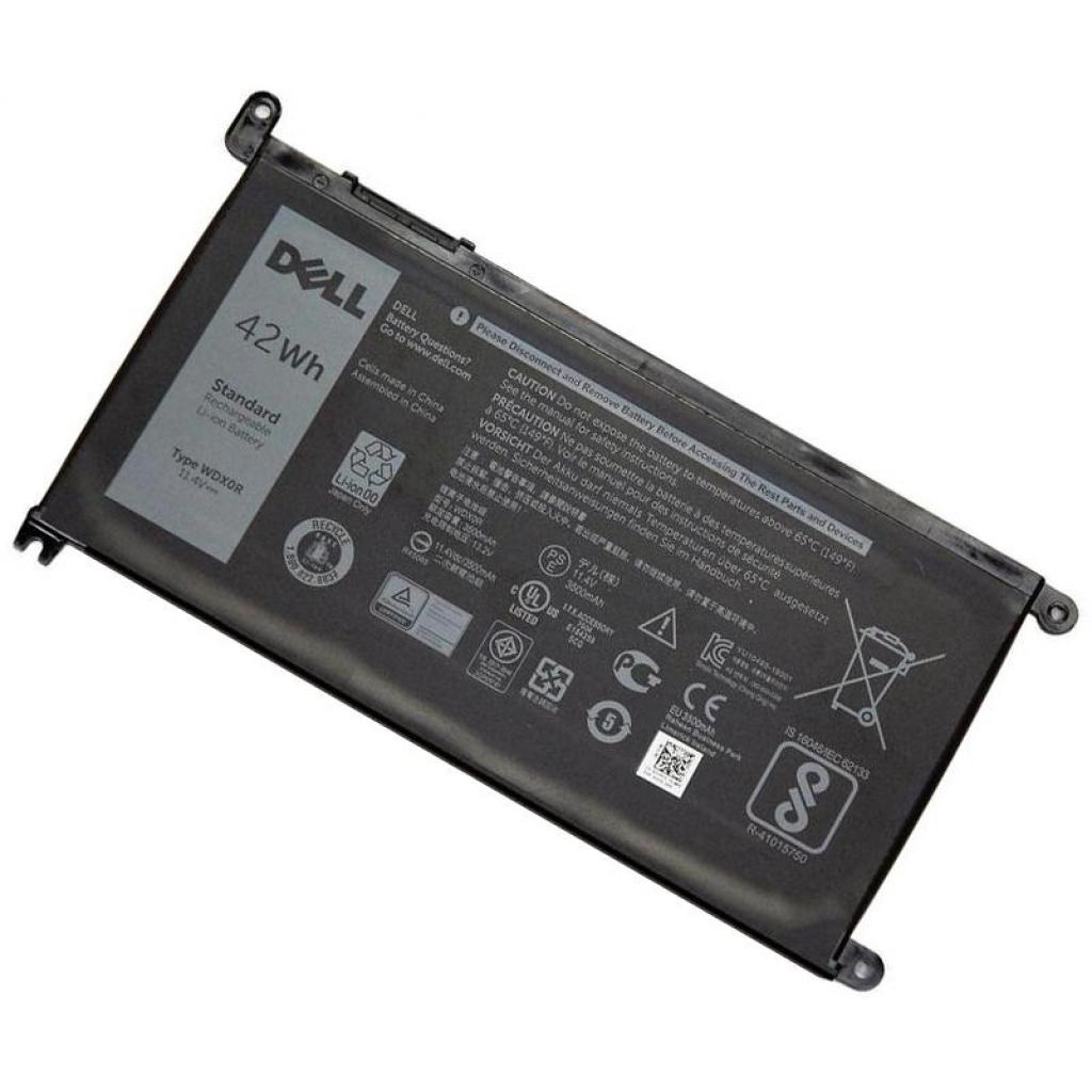 Акумулятор до ноутбука Dell Inspiron 15-5568 WDX0R, 42Wh (3500mAh), 3cell, 11.4V (A47307) - зображення 2