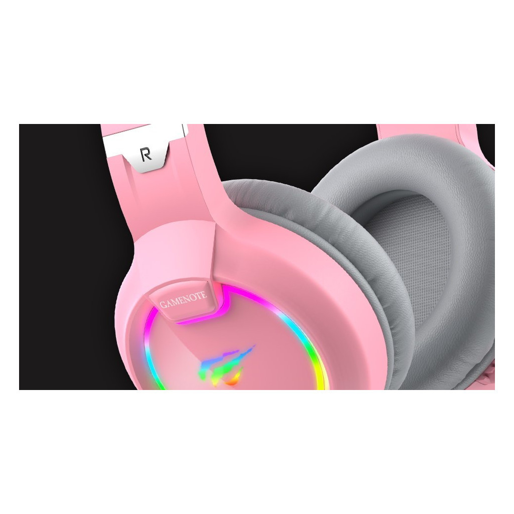 Навушники Havit HV-H2233d Cat Pink - зображення 8