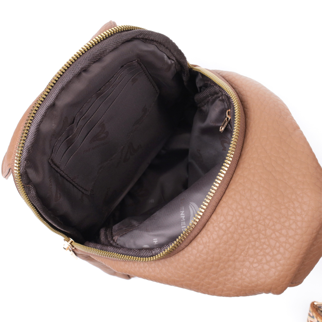 Сумка Vintage Жіноча з однією лямкою через плече з екошкіри Коричнева (22764) - зображення 7