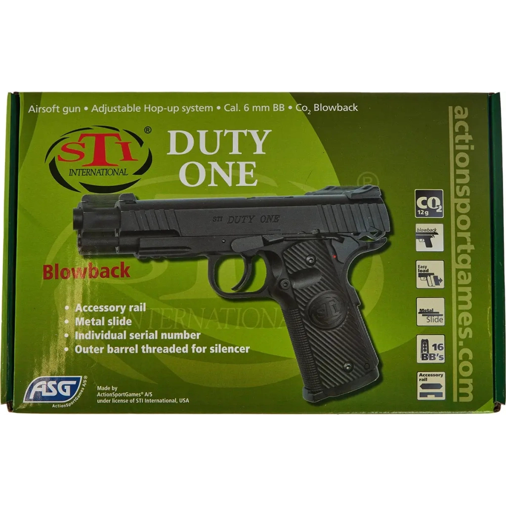 Страйкбольний пістолет ASG STI Duty One Blowback CO2 (16724) - зображення 7