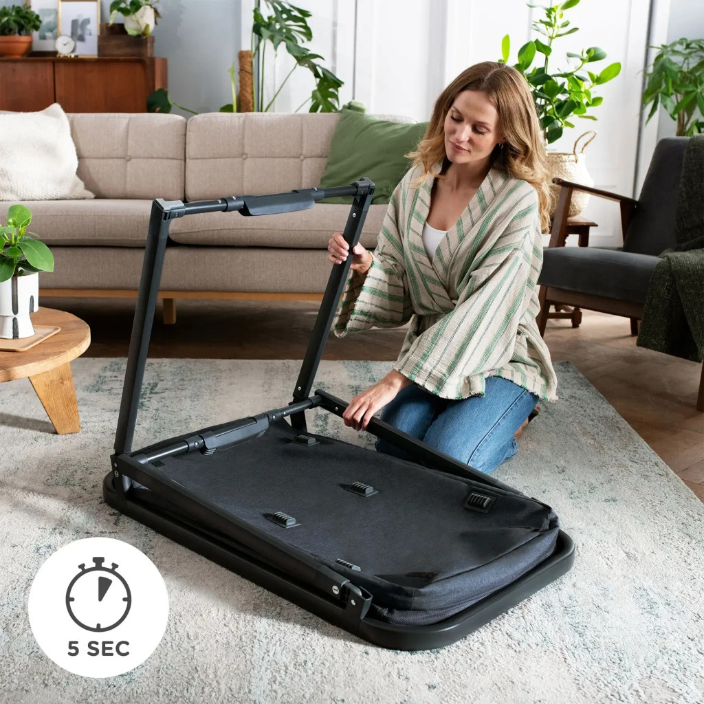 Ліжечко Kinderkraft манеж 4 в 1 Sofi Plus Grey (5902533920051) - зображення 7