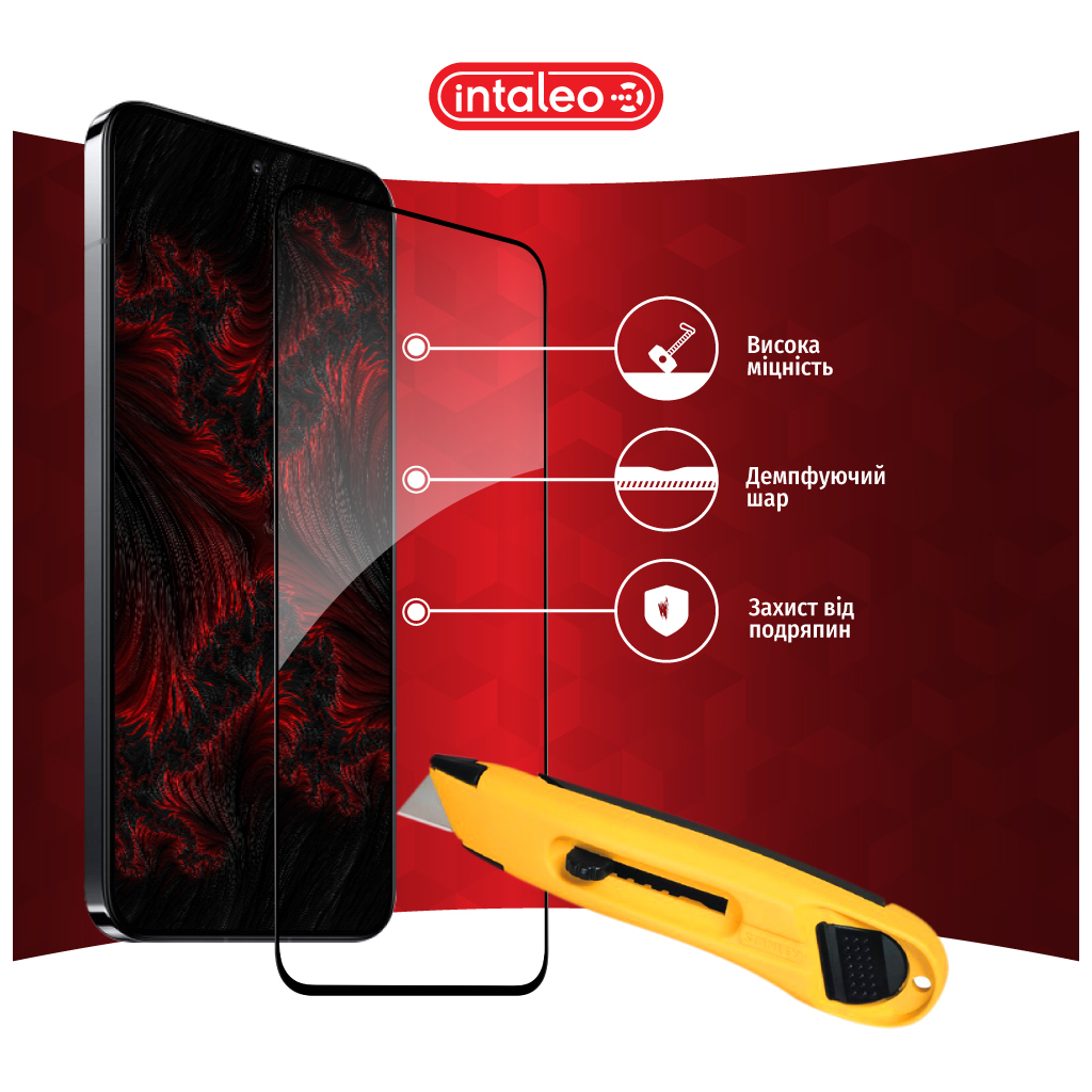 Скло захисне Intaleo Full Glue Xiaomi 14 Black (1283126591259) - зображення 5