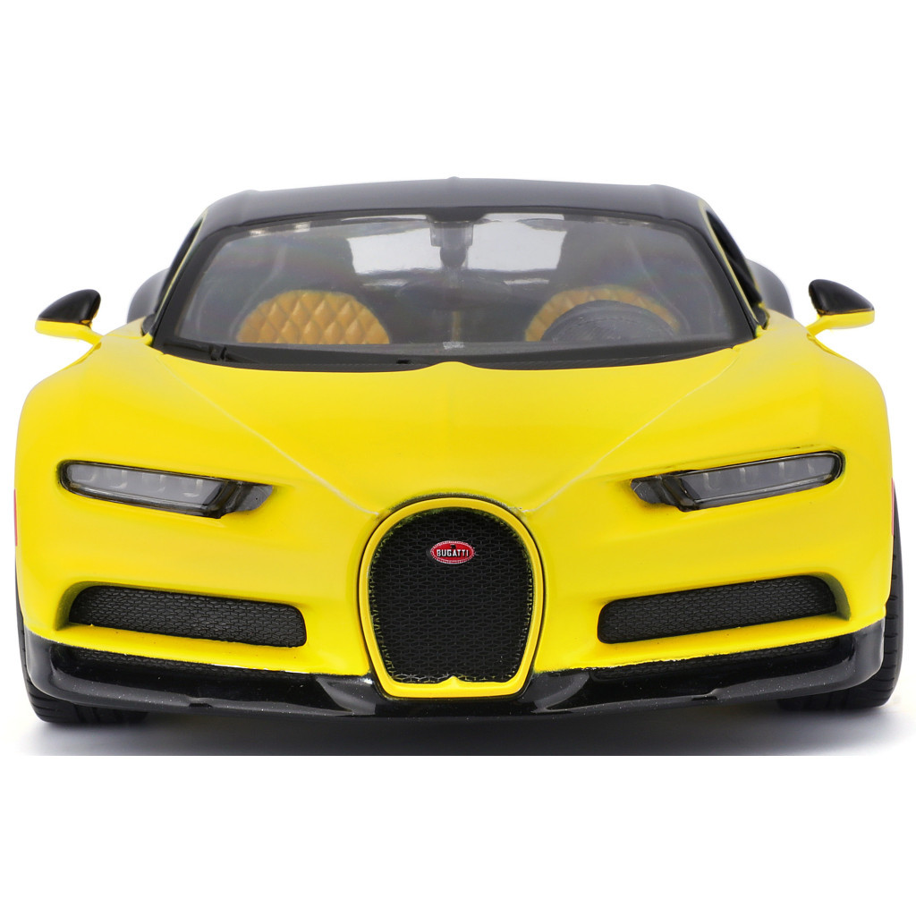 Машина Maisto Bugatti Chiron 1:24 Чорно-жовта (31514 black/yellow) - зображення 11