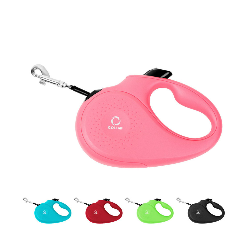 Повідок для собак Collar стрічка XS до 12 кг 3 м рожевий (81237) - зображення 1