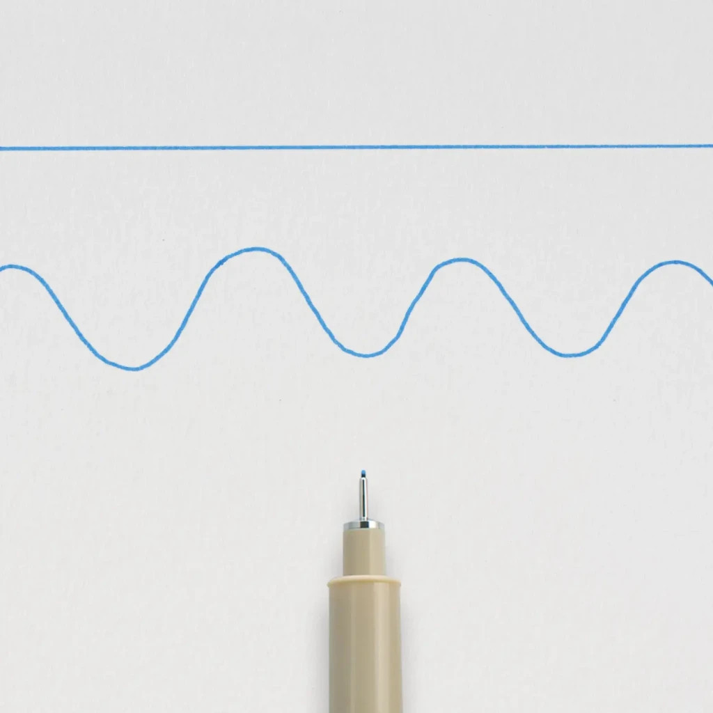 Лайнер Sakura Pigma Micron (0.1) 0,25 мм Синій (084511306356) - picture 4