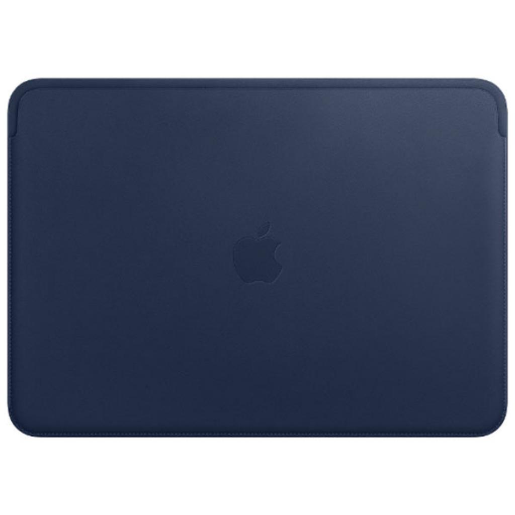 Чохол до ноутбука Apple 13" MacBook Pro, Leather Sleeve, Midnight Blue (MRQL2ZM/A) - зображення 1