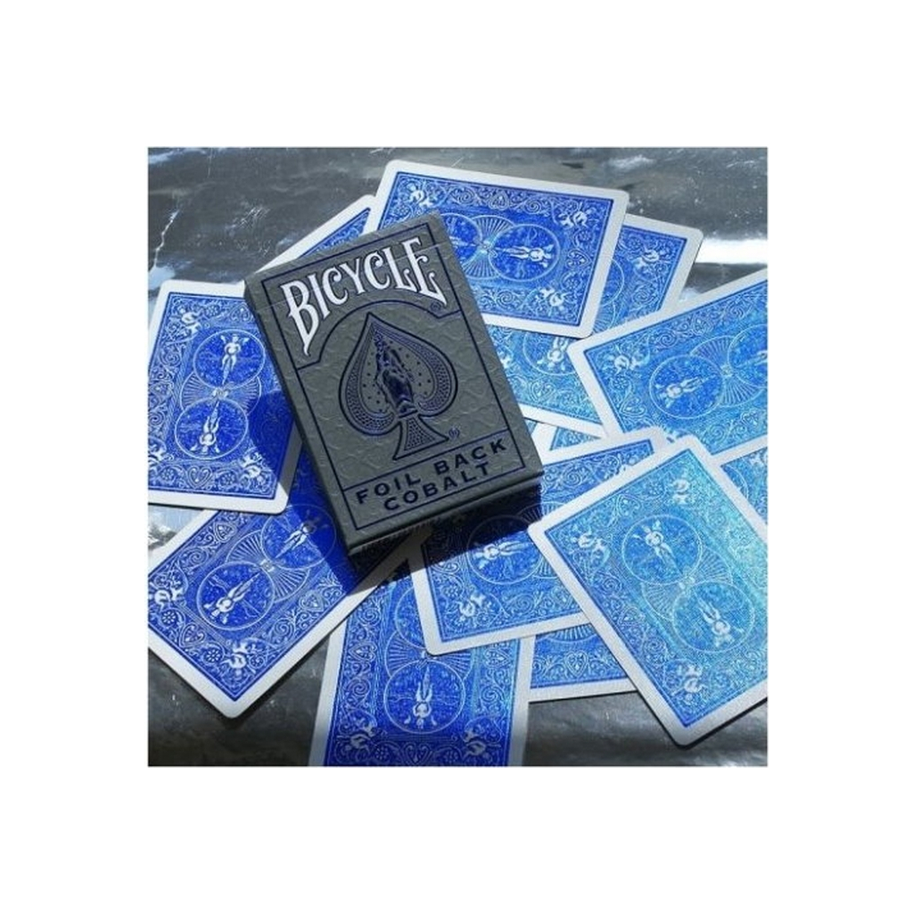 Гральні карти Bicycle Foil Back Cobalt (blue) (02441) - зображення 5