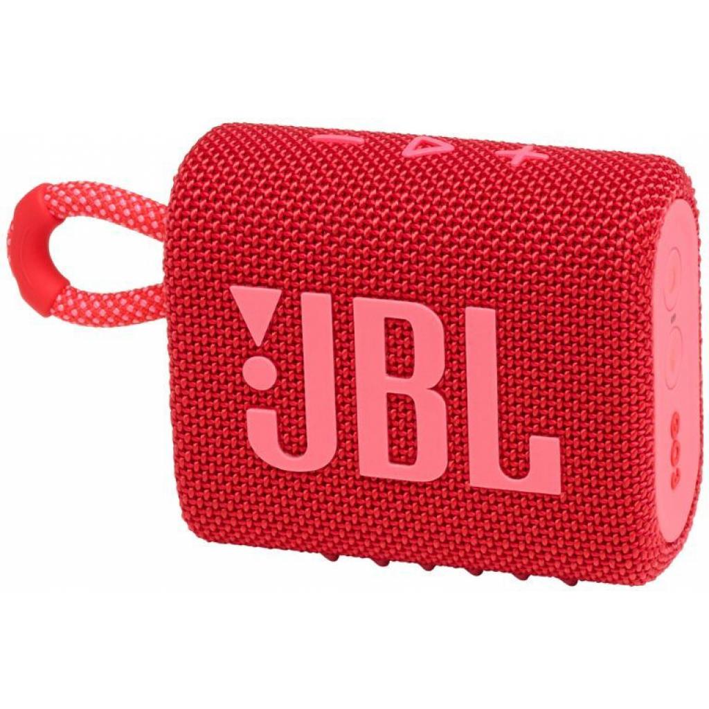Акустична система JBL Go 3 Red (JBLGO3RED) - зображення 2