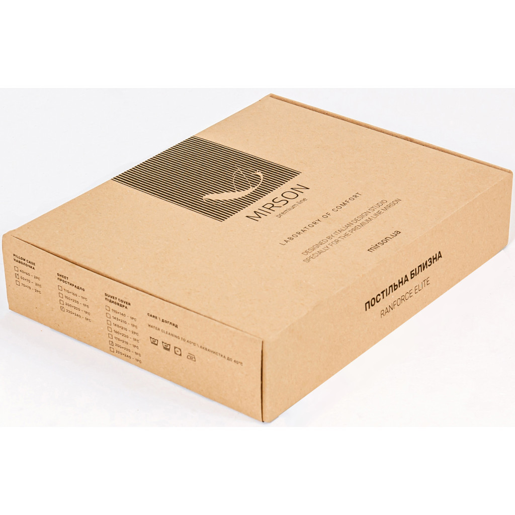 Постільна білизна MirSon Бязь Ranforce Elite 17-0531 Striped Lemon 110х140 (2200004659992) - зображення 9