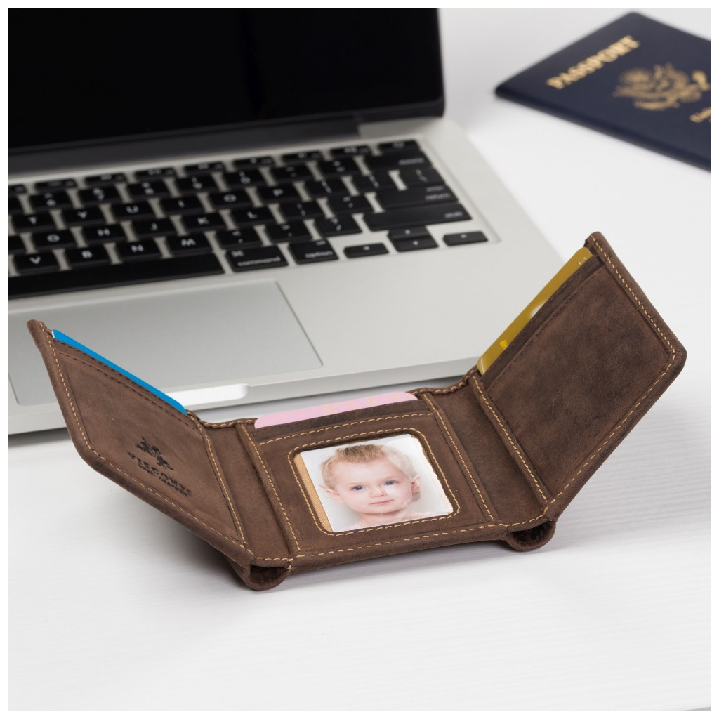 Гаманець Visconti 700 Apache Oil Tan (700 OIL TAN) - зображення 5