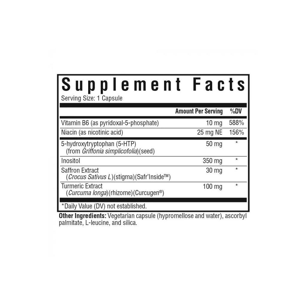Вітамінно-мінеральний комплекс Seeking Health Підвищення Серотоніну, Serotonin Nutrients, 60 вегетаріанських ка (SKH52178) - зображення 2