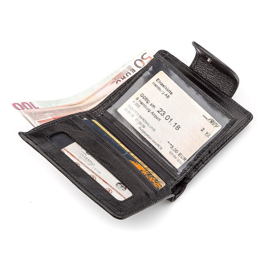 Гаманець ST Leather Шкіряний Чорний (18497) - зображення 5