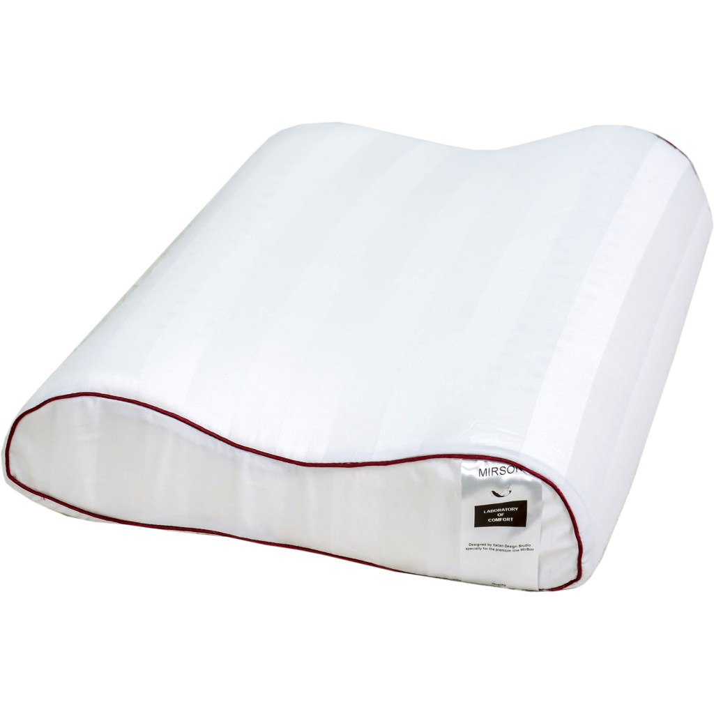 Подушка MirSon ортопедична 6024 Noble stripe Royal Pearl Aero 58х40х10.5 (2200003261424) - изображение 1