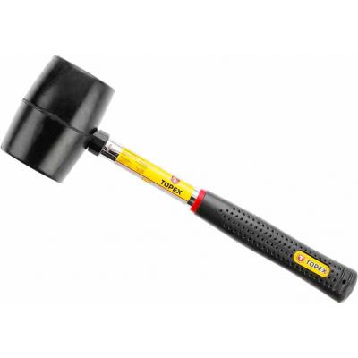 Киянка Topex резиновая 450 г, металева рукоятка (02A305) - зображення 2