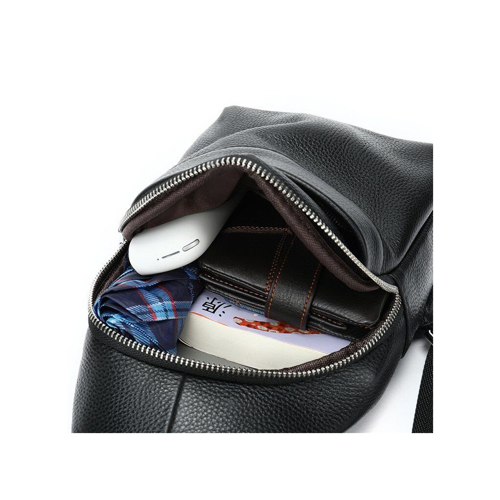 Сумка Vintage Через плече чоловіча Чорна (14857) - зображення 8