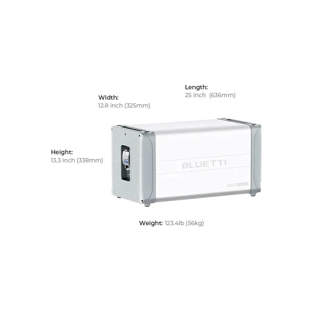 Система зберігання енергії BLUETTI EP600 + 3xB500, 6000W 14880Wh (EP600+3xB500) - зображення 5