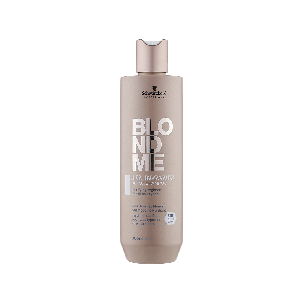 Шампунь Schwarzkopf Professional Blondme All Blondes Detox Shampoo 300 мл (4045787641196) - зображення 1