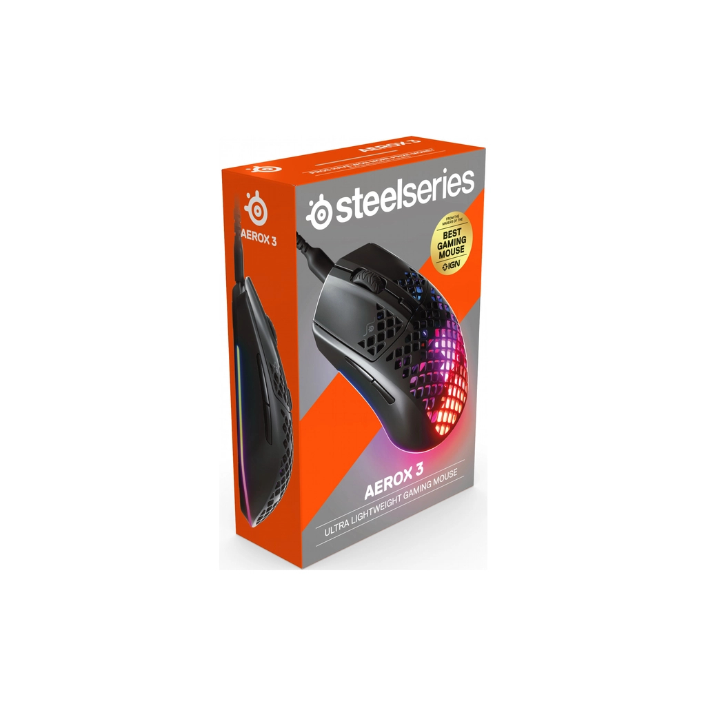 Мишка SteelSeries Aerox 3 Onyx USB Black (62611) - зображення 8