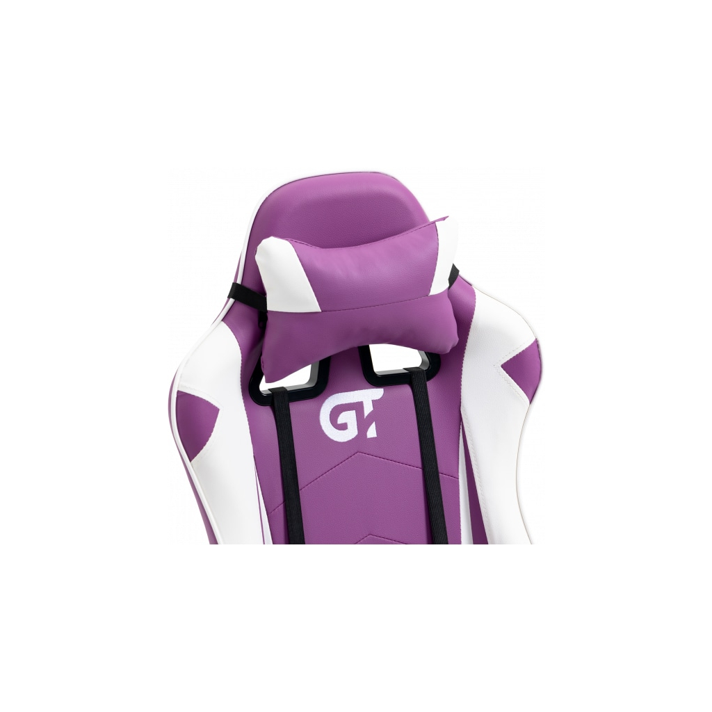 Крісло ігрове GT Racer X-5934-B White/Violet (X-5934-B Kids White/Violet) - зображення 10