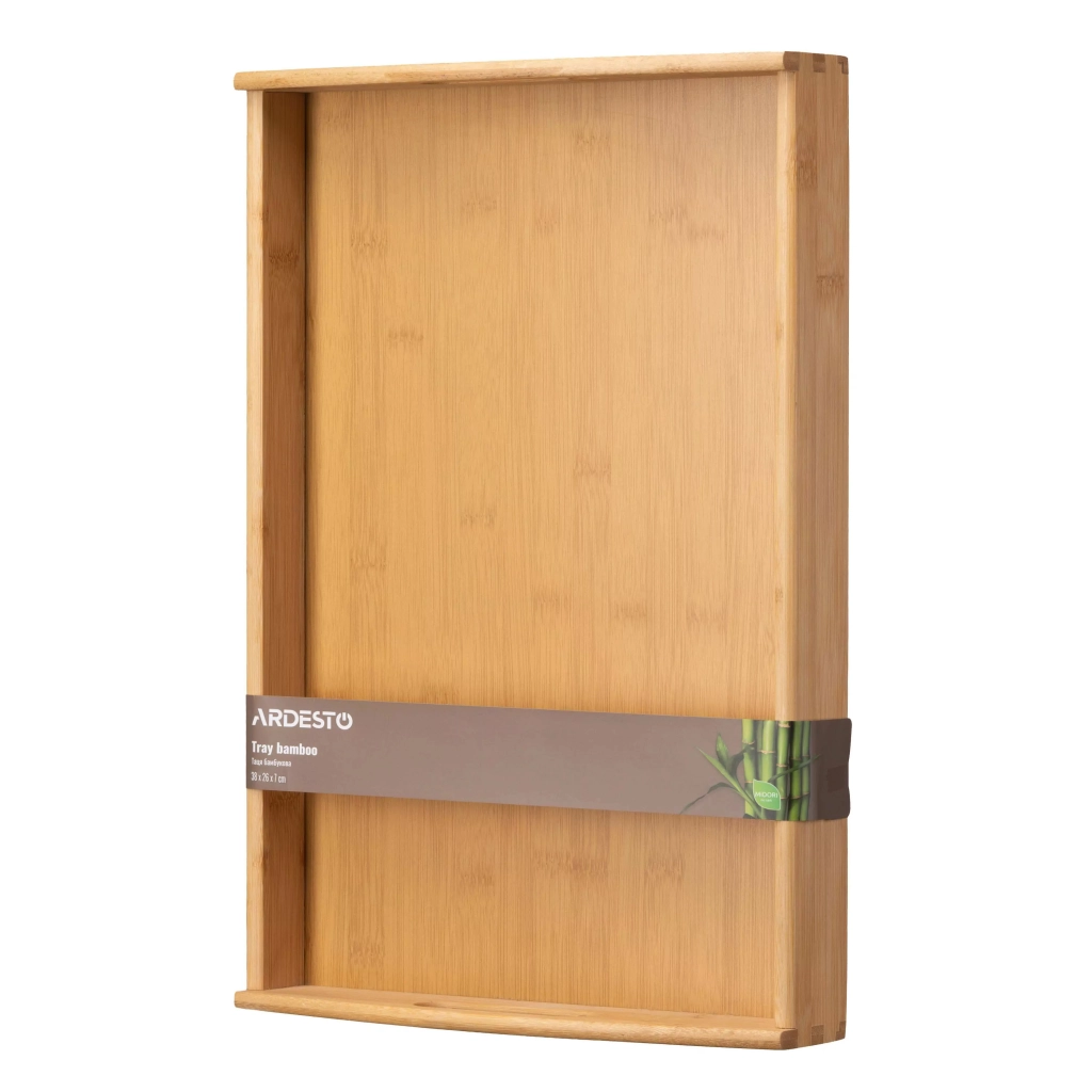 Таця Ardesto Midori, 38х26х7см, бамбук, прямокутна (AR1438BM) - изображение 1