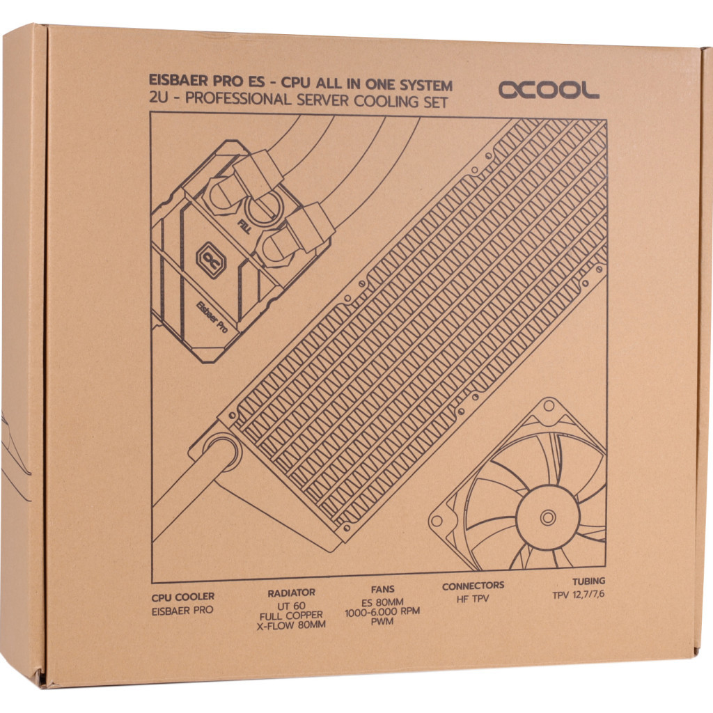 Система рідинного охолодження Alphacool PRO ES TRIPLE/80MM (11972) - зображення 9