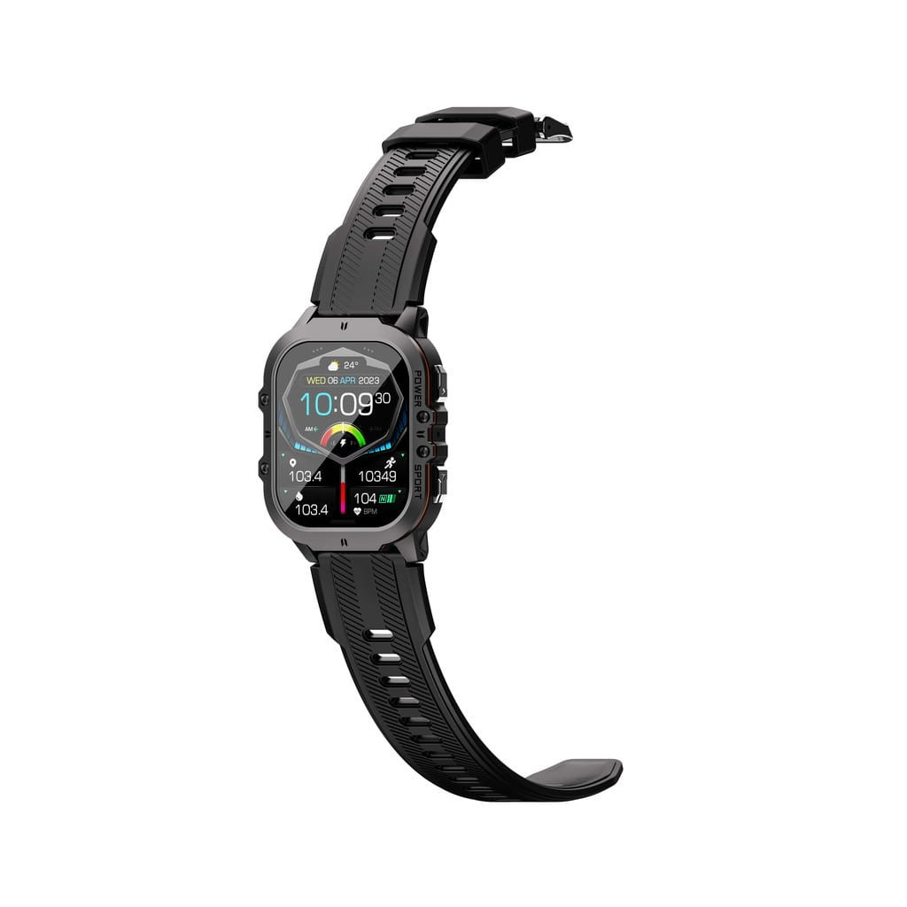 Смарт-годинник OUKITEL BT20 Black-orange (6931940742177) - зображення 10