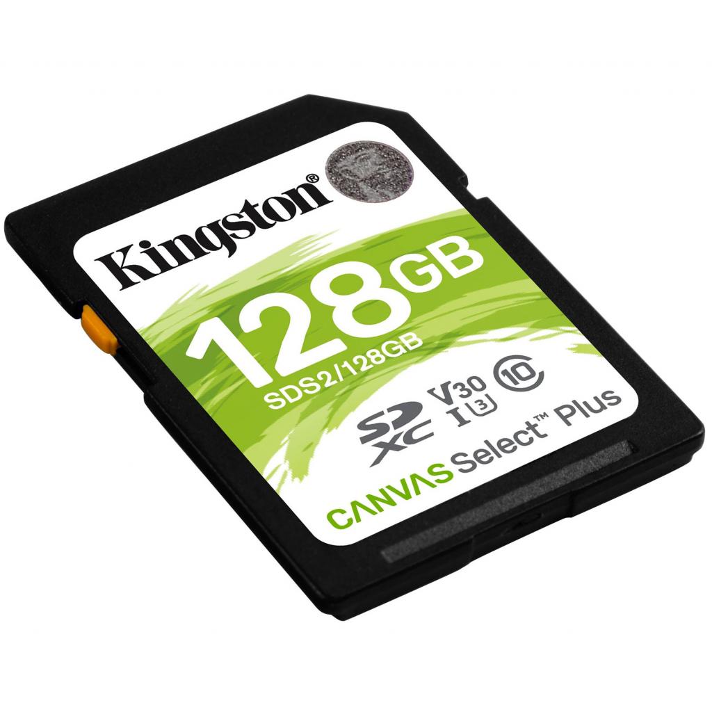 Карта пам'яті Kingston 128GB SDXC class 10 UHS-I U3 Canvas Select Plus (SDS2/128GB) - зображення 2
