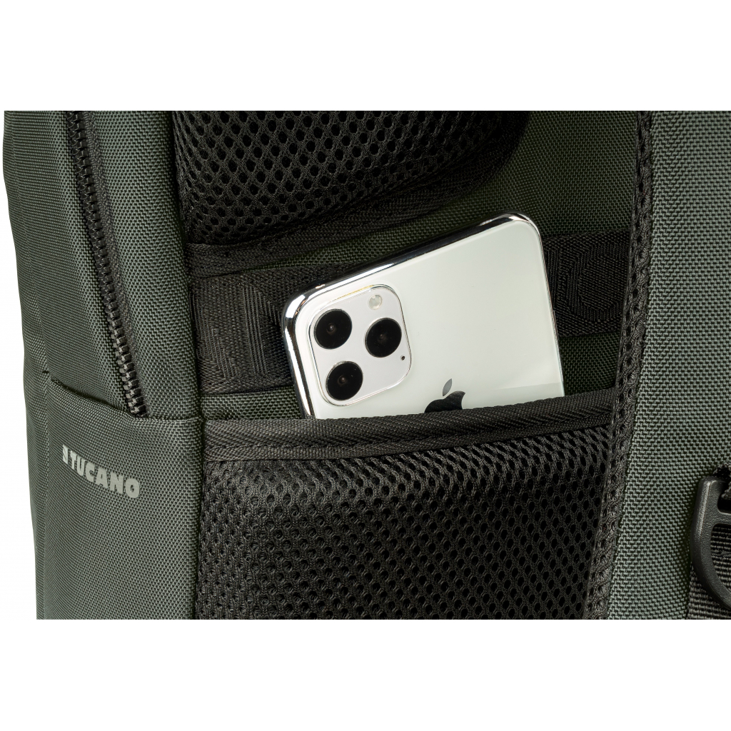 Рюкзак для ноутбука Tucano 15.6" Lunar military green (BKLUN15-VM) - зображення 3