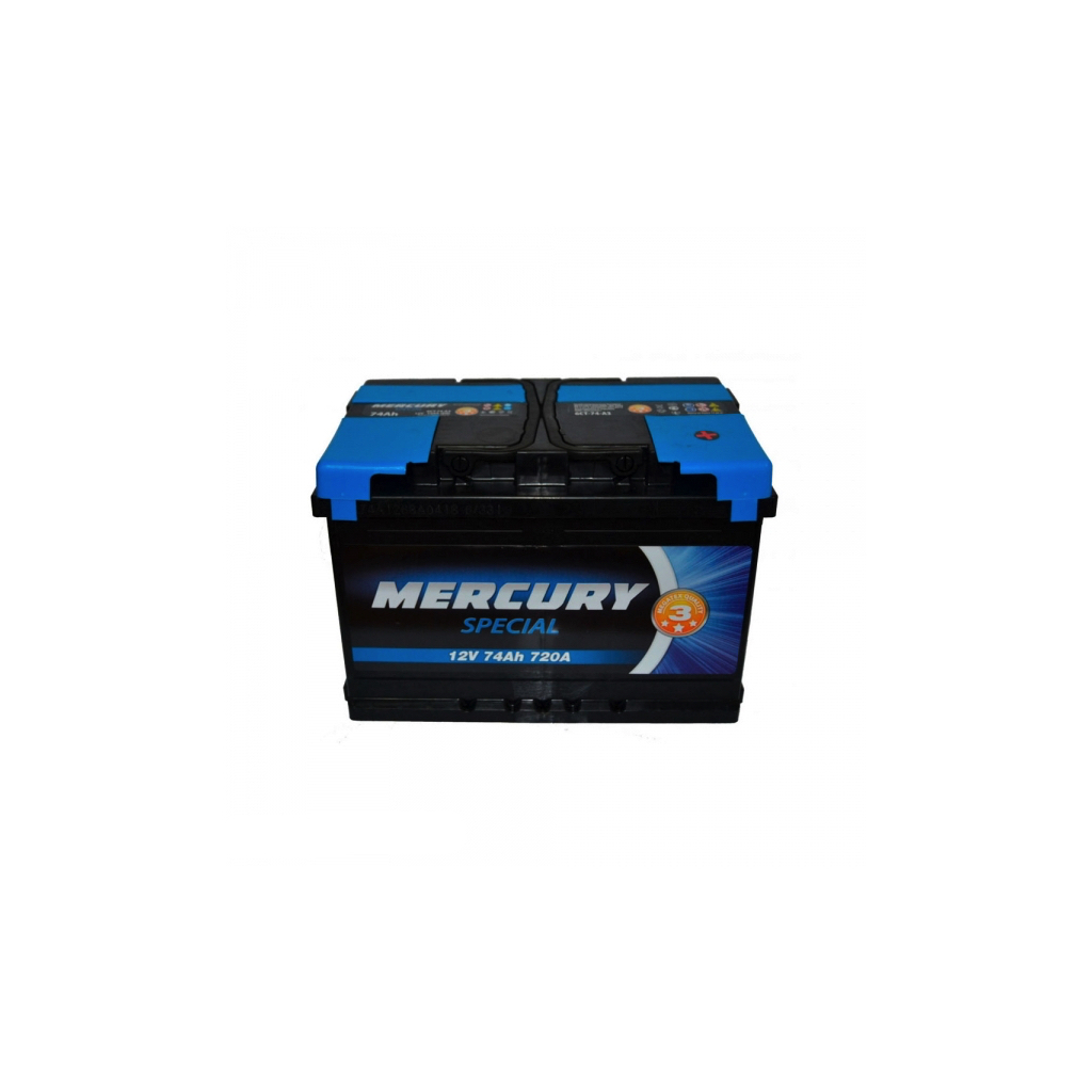 Акумулятор автомобільний MERCURY battery SPECIAL 74Аh (25922) - зображення 1