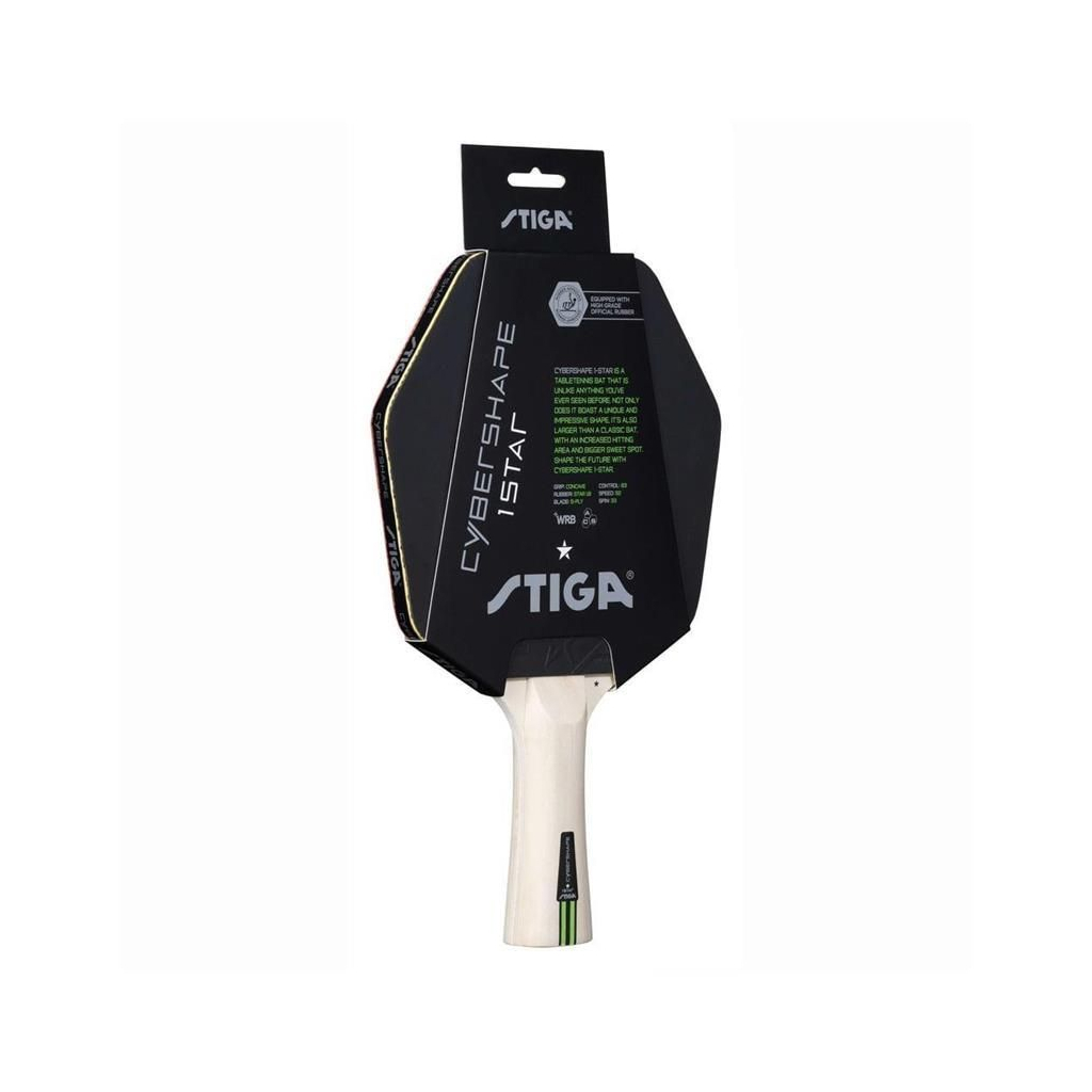 Ракетка для настільного тенісу Stiga Ракетка для настільного тенісу Stiga Cybershape 1 Star FL (1211-0906-35) (931705) - зображення 3