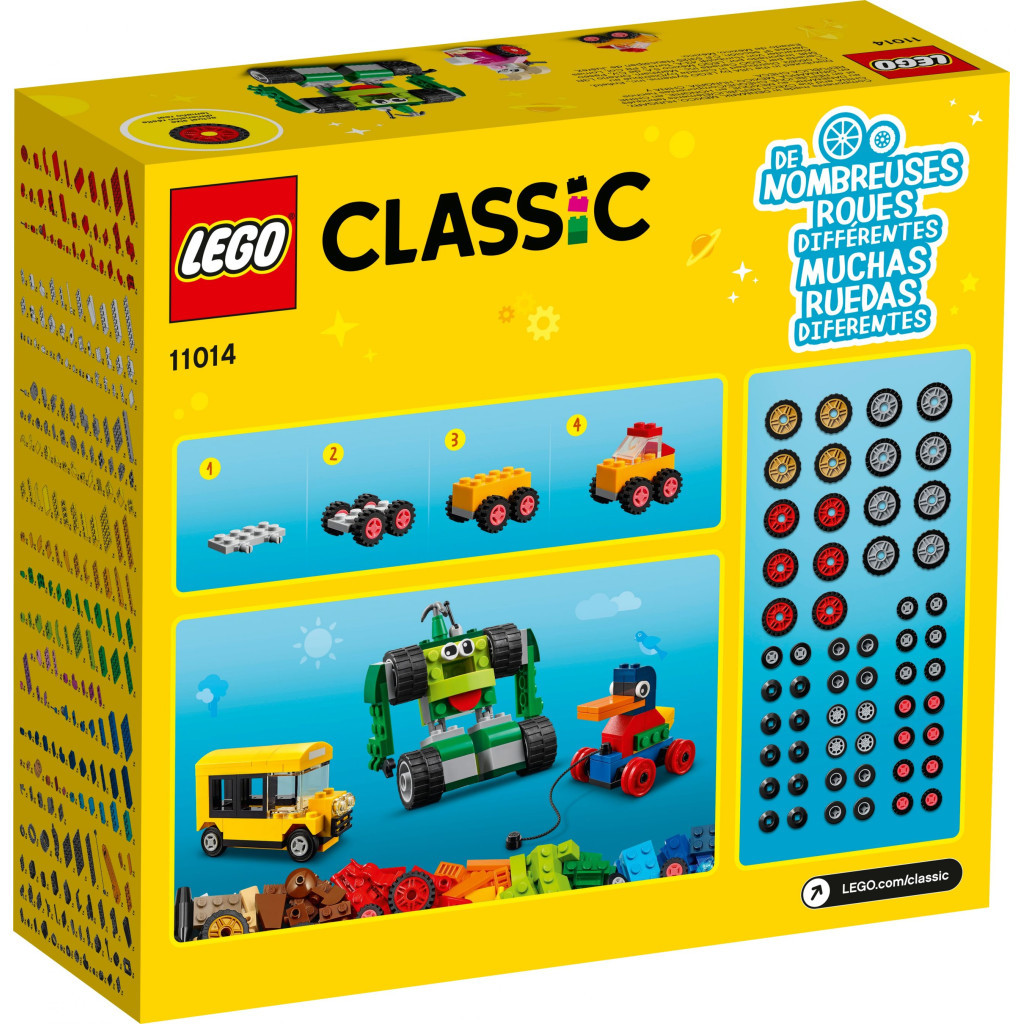 Конструктор LEGO Classic Кубики й колеса (11014) - зображення 12