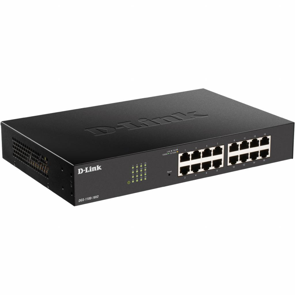 Комутатор мережевий D-Link DGS-1100-16V2 - зображення 1