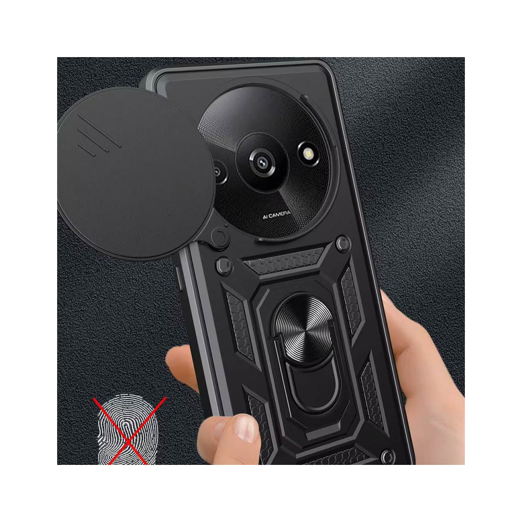 Чохол до мобільного телефона BeCover Military Xiaomi Redmi A3 4G Black (711319) - зображення 4