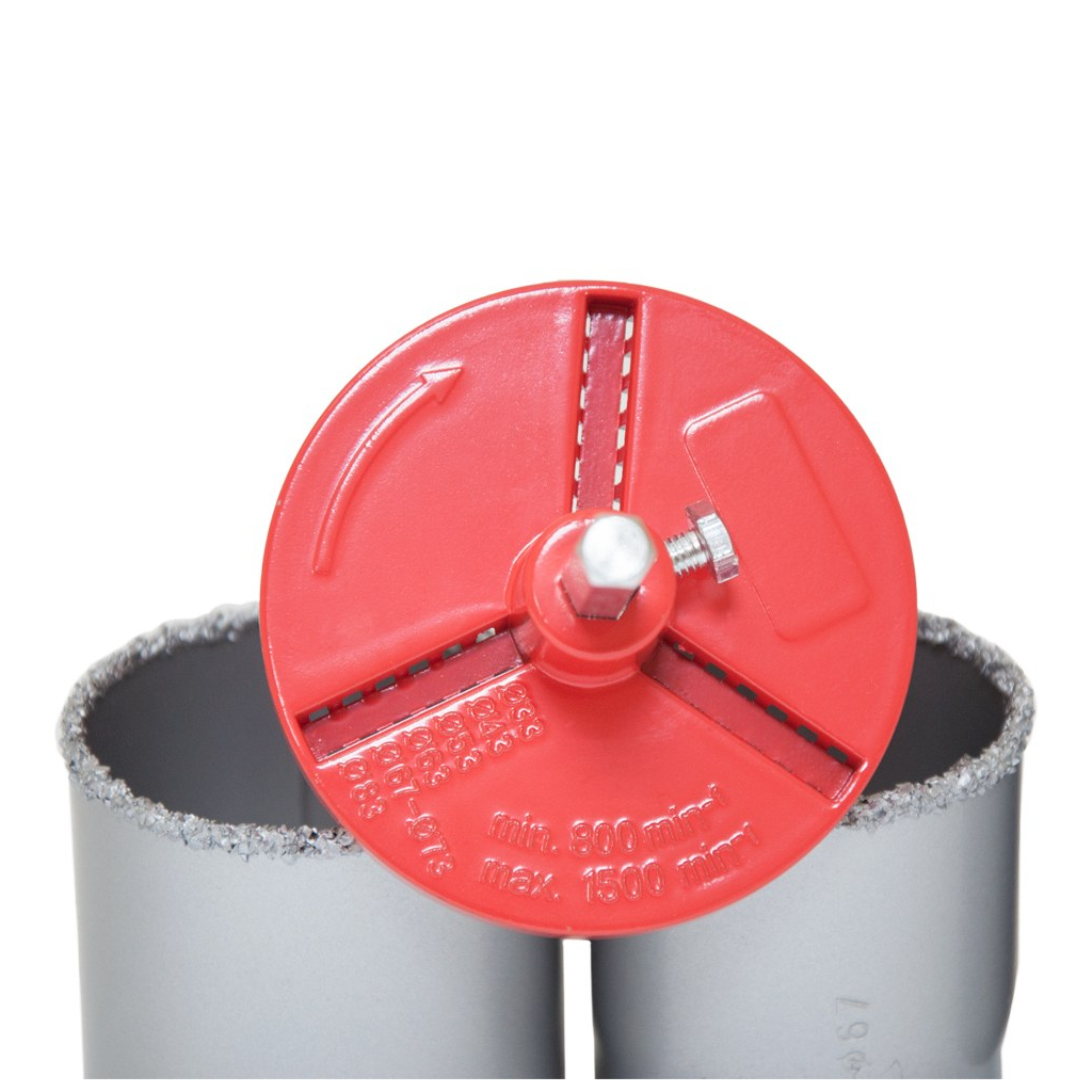 Коронка Sigma з вольфрамовим напиленням 33, 53, 67, 73 мм, основа зі свердлом (1512051) - зображення 3