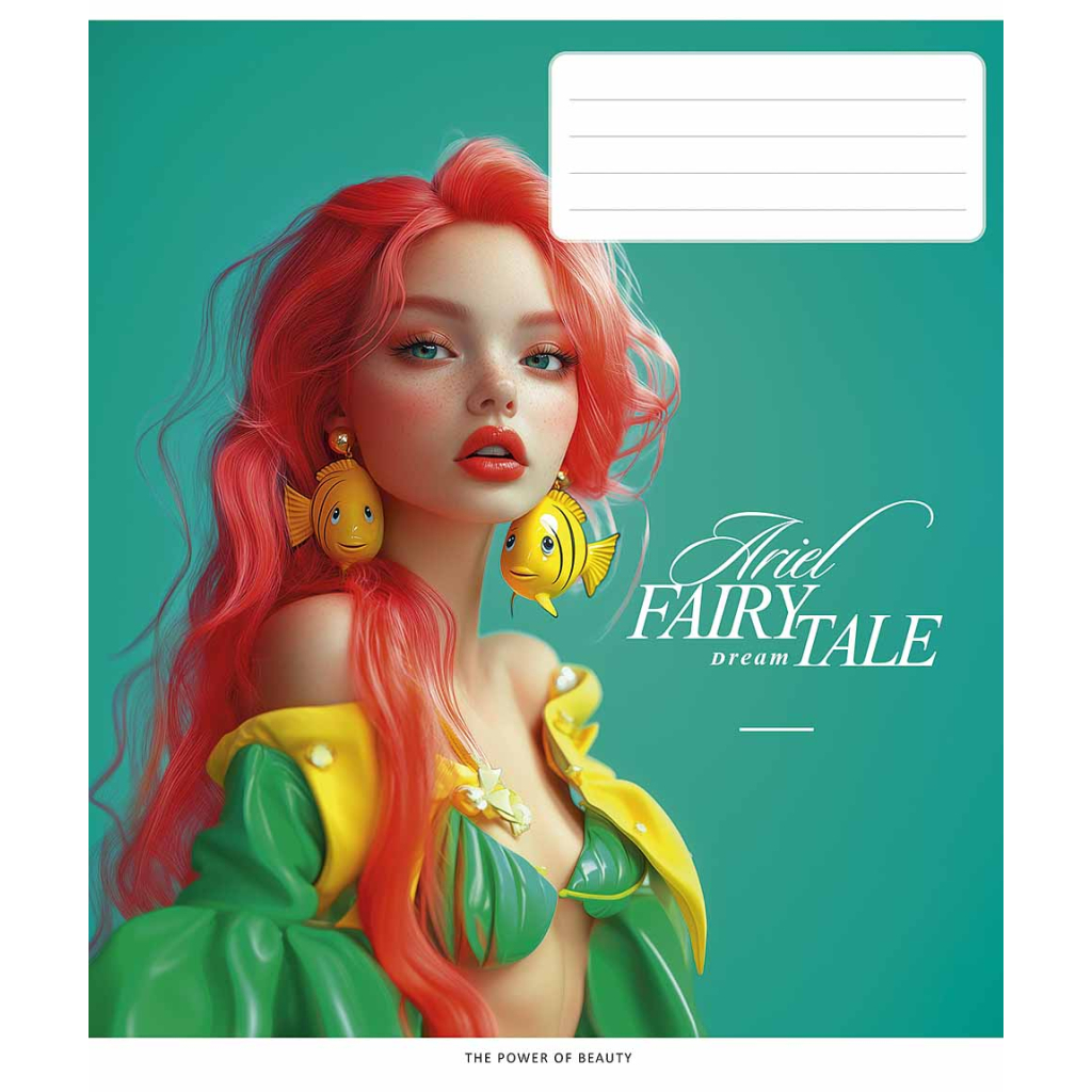 Зошит Школярик Fairytale 36 аркушів клітинка (036-3542K) - зображення 3