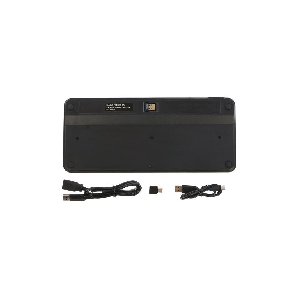 Клавіатура A4Tech FBK36C Wireless/Bluetooth Black (4711421000222) - зображення 6