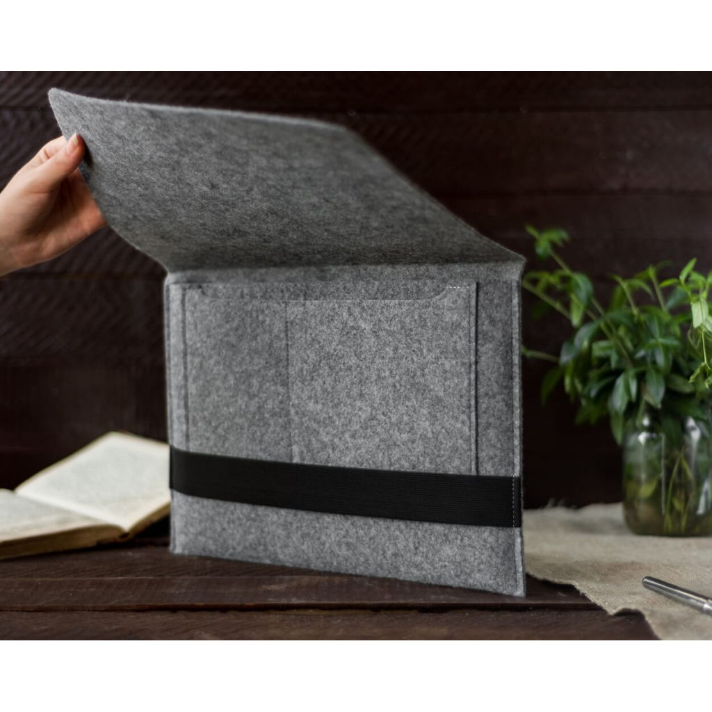 Чохол до ноутбука Gmakin 13.3" GM15 Black/Grey, для MacBook Air/Pro 13.3 (GM15) - зображення 11