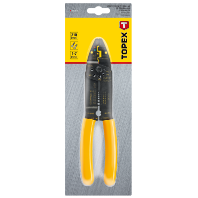 Кліщі Topex для обтиску кабельних наконечників, 210 мм (32D404) - зображення 2