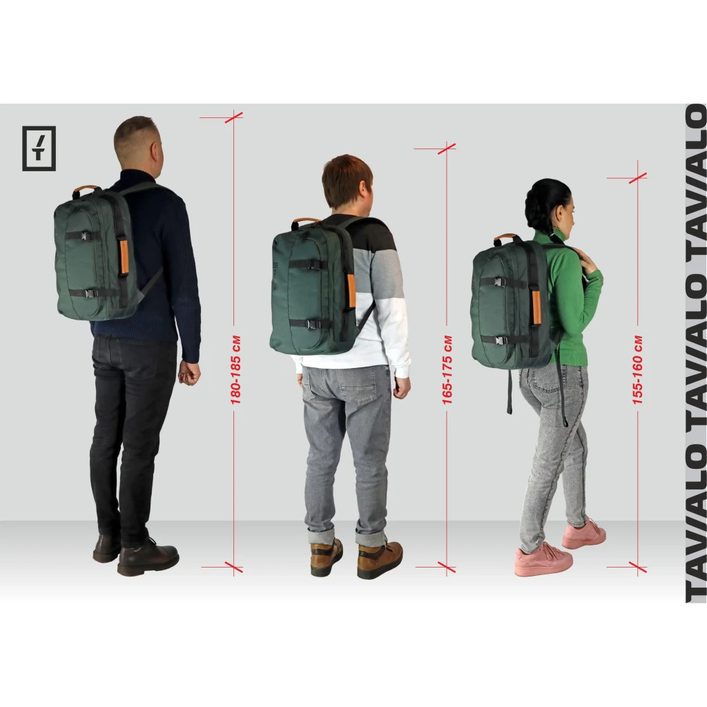 Рюкзак для ноутбука Tavialo 15.6" CityLife TC24 green, 24л (TC24-124GN) - зображення 11