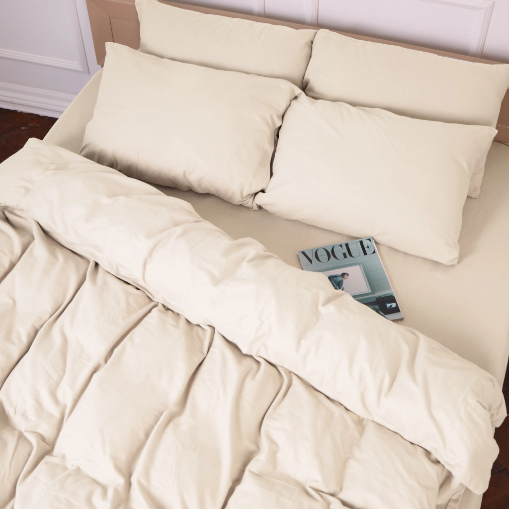 Постільна білизна MirSon 007 Milk Фланель 220х240 King Size (2200009650666) - зображення 8