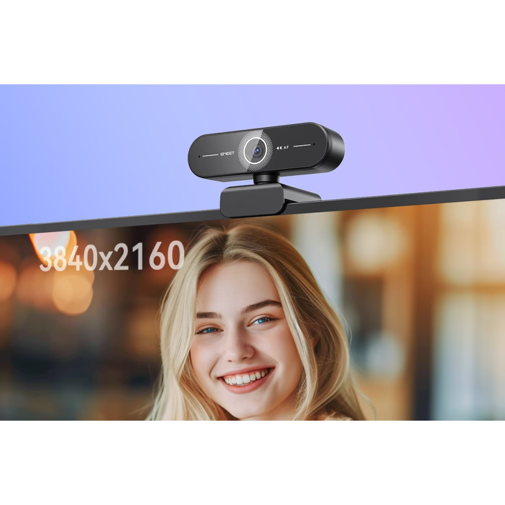 Веб-камера Emeet C60E 4K Black (eMeet-E3124) - зображення 9