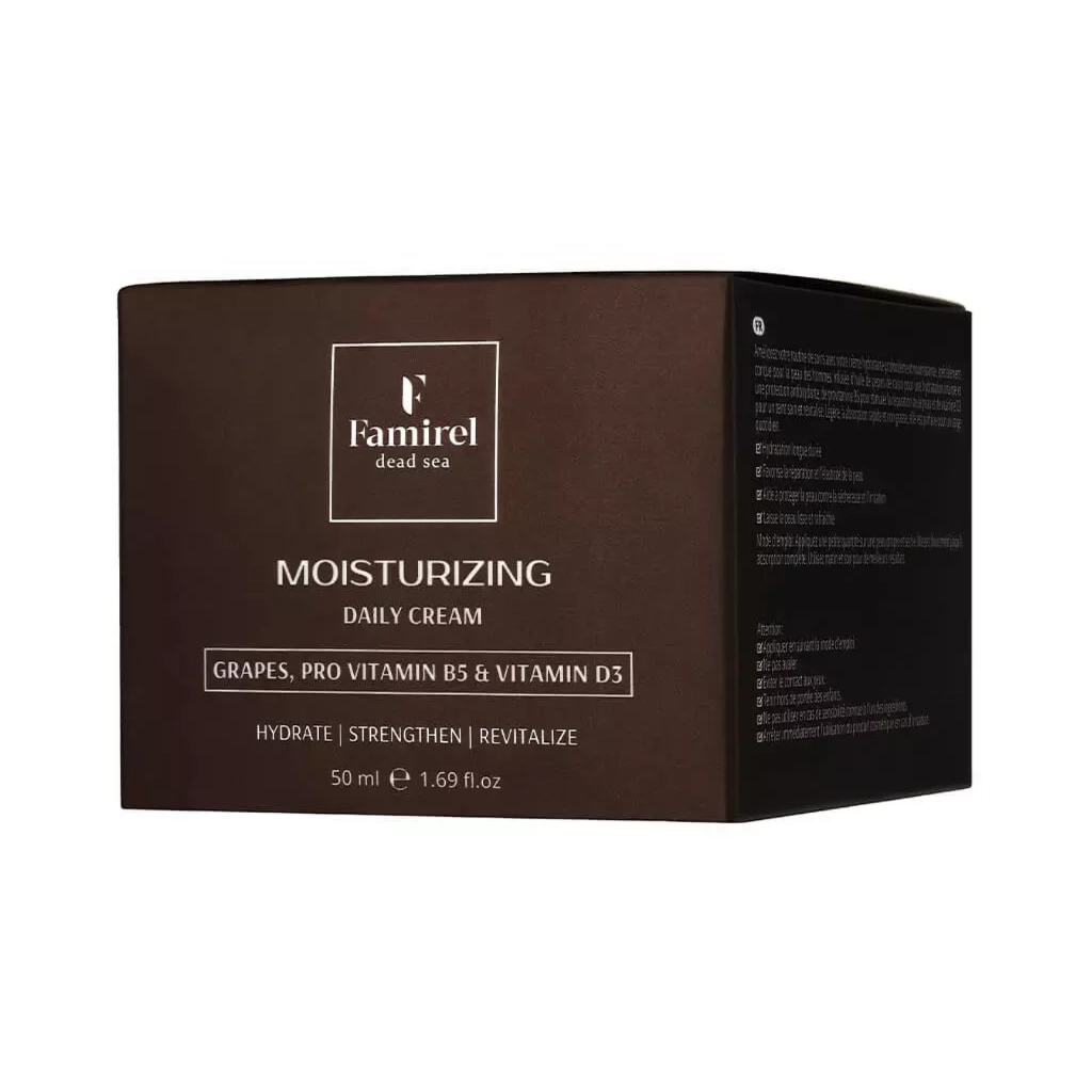 Крем для обличчя Famirel Men Moisturizing Daily Cream Зволожувальний 50 мл (7290114084871) - зображення 3