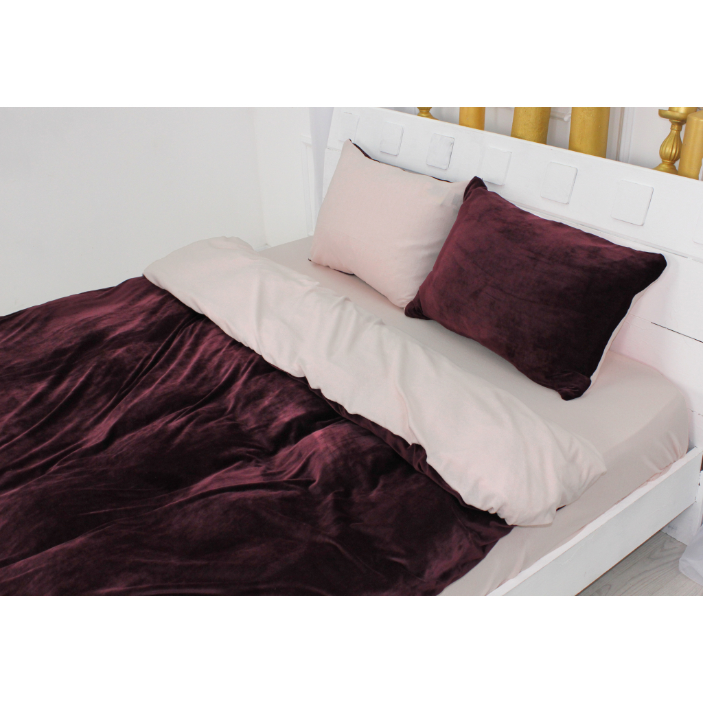 Постільна білизна MirSon Велюр Winter Terry 28-0020 Torenia Полуторний (2200004016436) - изображение 2