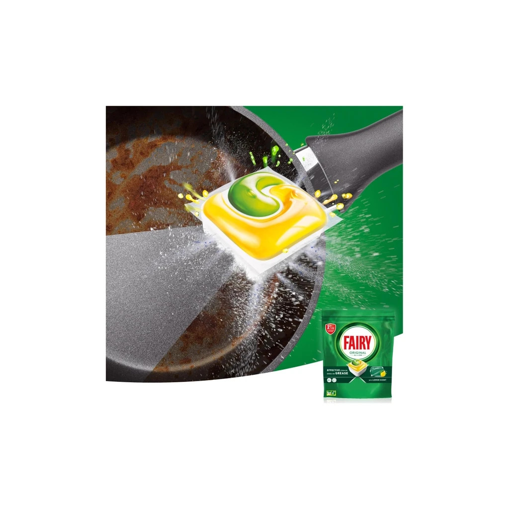Таблетки для посудомийних машин Fairy Original All in One Lemon 100 шт. (8700216237383) - зображення 4