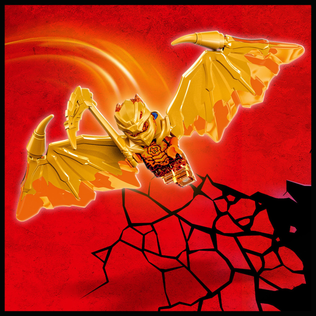 Конструктор LEGO Ninjago Літак Золотого дракона Зейна 258 деталей (71770) - зображення 8