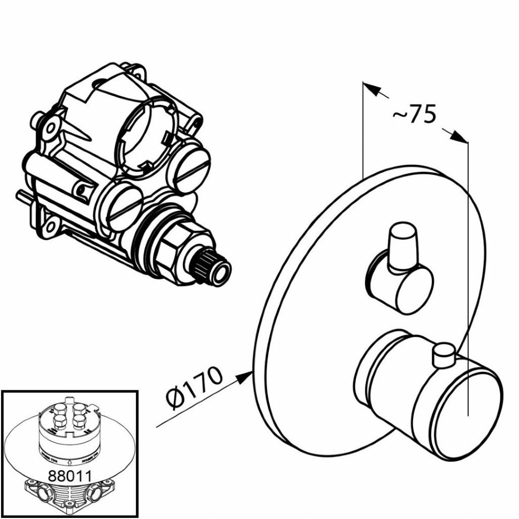 Змішувач KLUDI BALANCE (528300575) - зображення 2