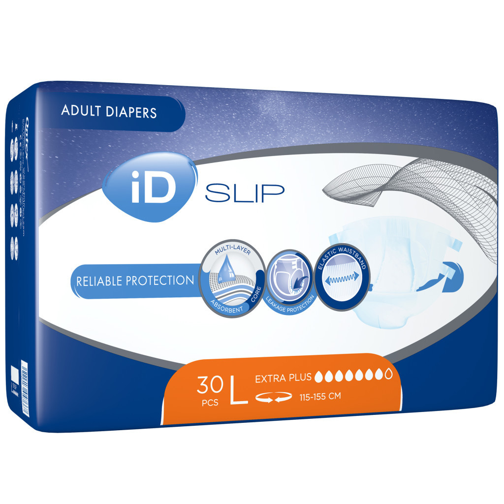 Підгузки для дорослих ID Slip Extra Plus Large талія 115-155 см. 30 шт. (5411416047667) - зображення 2