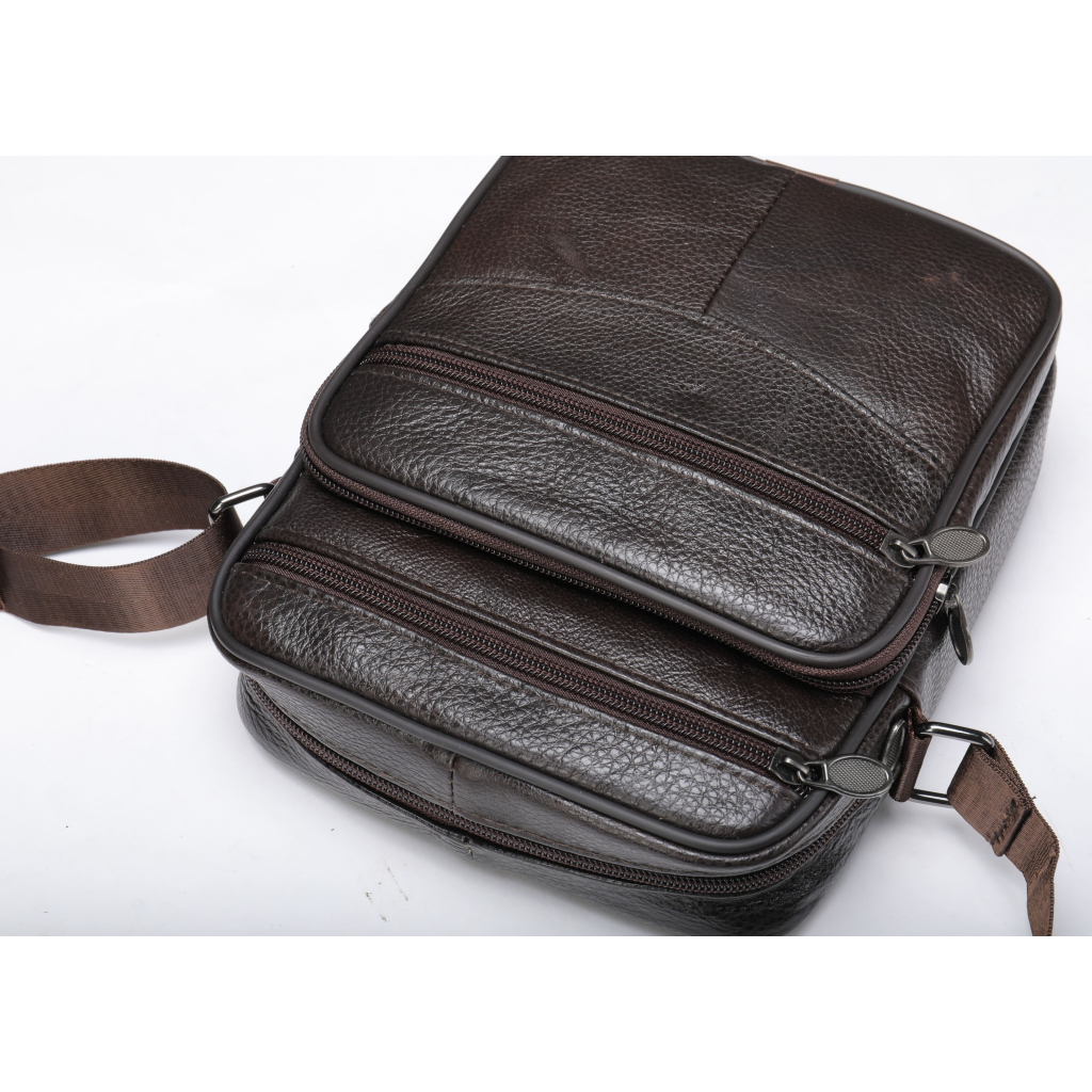 Сумка Vintage Шкіряна Коричнева (20346) - зображення 10